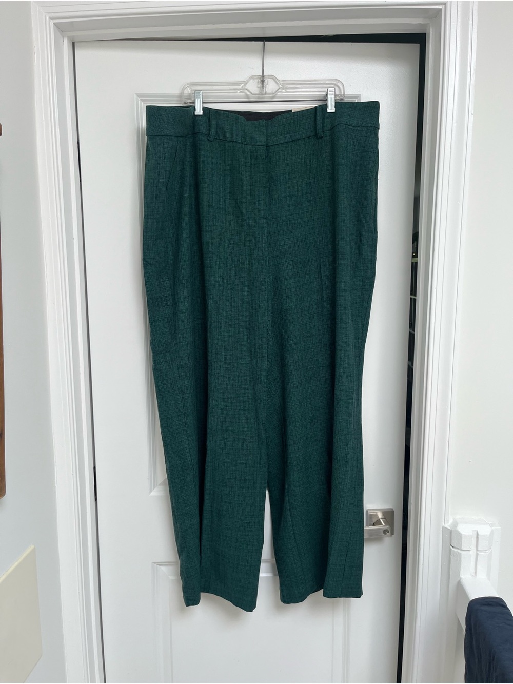 NWT Dark Green Wide Leg Dress Pants